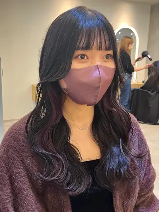 ロング カラー 渋谷で叶う美髪❤ ◎NATSUKI🤍のヘアスタイル