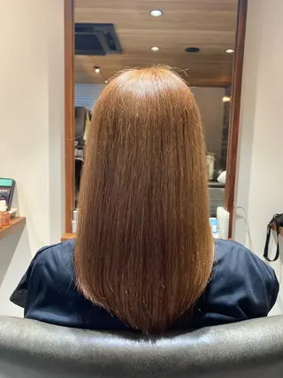 セミロング カラー あべ 💆‍♀️🫧のヘアスタイル