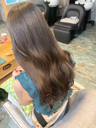 ロング カラー カラーモデル募集 💗崎山 莉里香💗のヘアスタイル