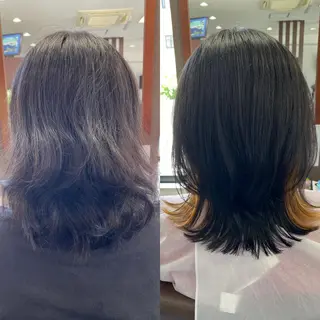 ミディアム ハイライト&ブリーチ 💇🏼‍♀MAHOのヘアスタイル