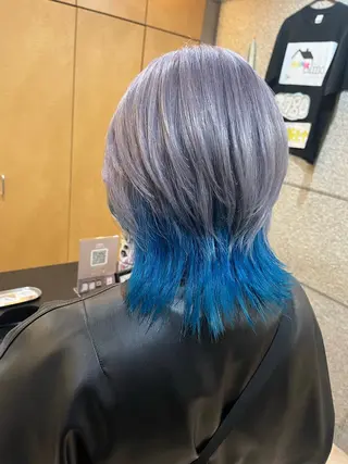 ミディアム 坂谷 BUCKS/縮毛矯正のヘアスタイル
