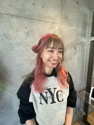 ロング カラー PooL ♥ かたやま ひなこのヘアスタイル