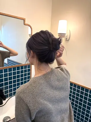 ロング カラー モトムラ アミのヘアスタイル