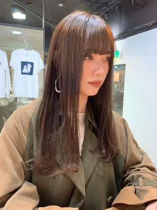 ロング カラー 怪我のため6月末 復帰予定田中瑞希🍃のヘアスタイル