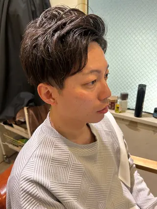 ショート メンズ 久木原 ゆりのヘアスタイル