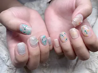 ネイル 神田 ココナッツのネイルデザイン