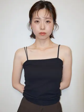 ショート カラー パーマ/透明感カラー 元町🌱takutoのヘアスタイル