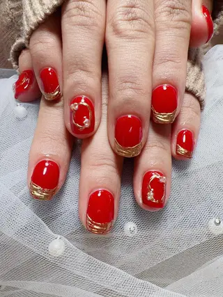 ショート カラー ネイル Nail NaNaのネイルデザイン