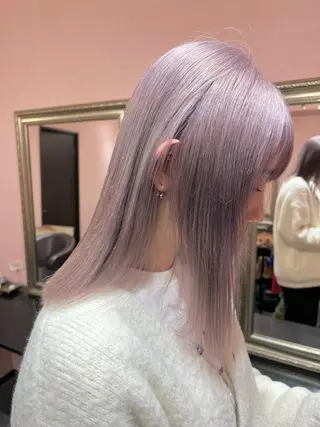 ミディアム ブリーチ特化美容室 ☆selene☆のヘアスタイル