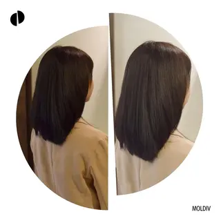 ミディアム カラー ✨縮毛矯正✨髪質改善 ナカシマ ユミのヘアスタイル
