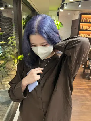 セミロング カラー ハイトーン/ボブ 🎀sonokaのヘアスタイル