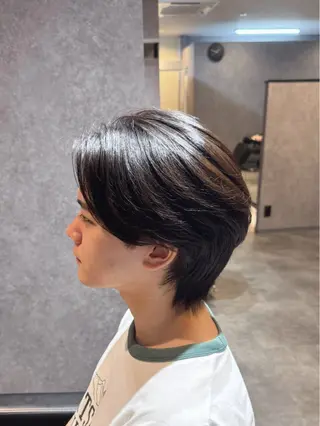 ミディアム パーマ メンズ 曲がる縮毛矯正 masashiのヘアスタイル