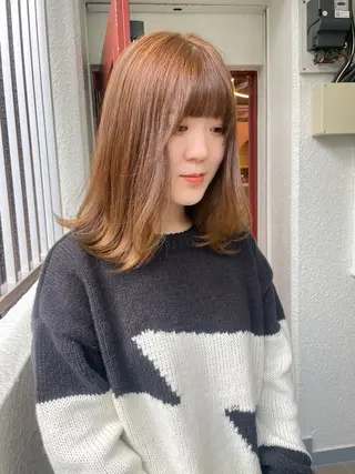ショート 透明感/レイヤー🎀 春カラー/エリコ🌈のヘアスタイル