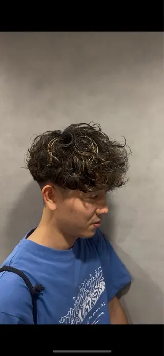 パーマ メンズ 大阪メンズパーマ/ 中崎町/森 大和のヘアスタイル