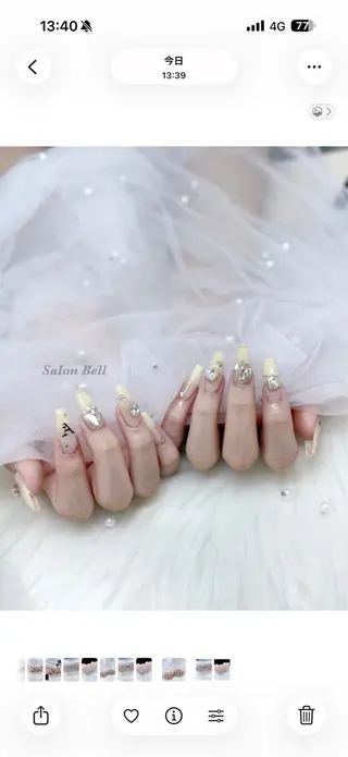 ネイル Totalsalon Bell木村𝜗𝜚のネイルデザイン
