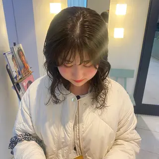 ミディアム カラー パーマ mai / linoah˚✧のヘアスタイル