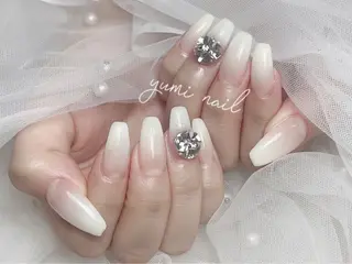 ネイル 𝐲𝐮𝐦𝐢🎀 長さ出しデザイン専門のネイルデザイン