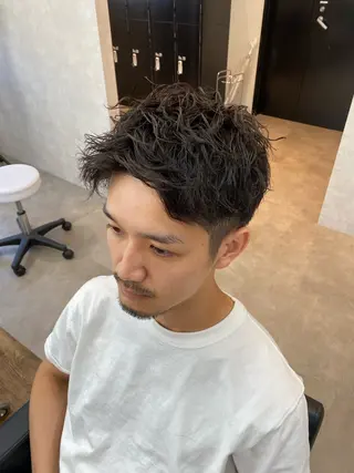 パーマ メンズ BLEACHi高崎店 /湯浅泳作のヘアスタイル