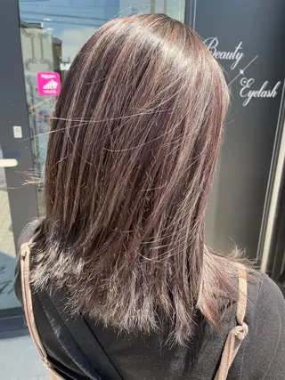 ミディアム 岡本 健秀のヘアスタイル