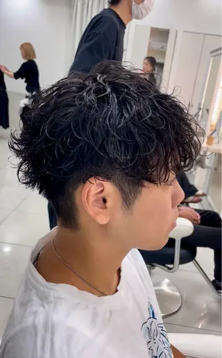 パーマ メンズ メンズパーマ特化 👑店長👑間宮👑のヘアスタイル