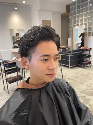 ショート パーマ メンズ 悩みを解決💫似合せ RENのヘアスタイル
