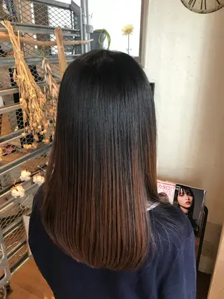 ロング 青木 啓輔のヘアスタイル