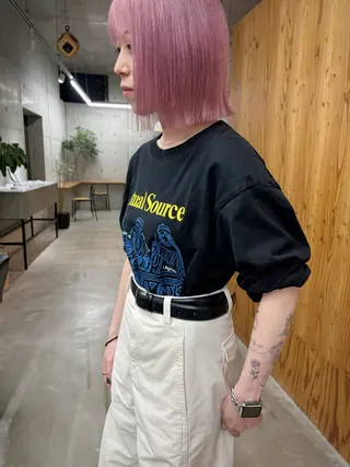 ミディアム カラー ヘアアレンジ son hair HIROEのヘアスタイル