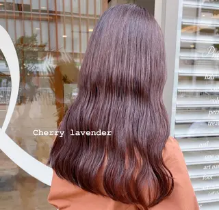 ロング カラー ツカハラ リリカ 👒柔らかカラー👒のヘアスタイル