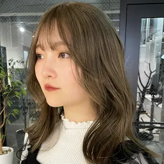 セミロング カラー ユウナ🎀レイヤー/ 暖色カラーのヘアスタイル