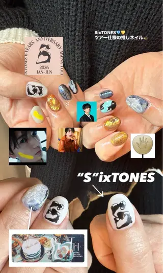 ネイル プライベートネイルサロンone nail所属・one nail 【推し/概念ネイル】のネイルデザイン