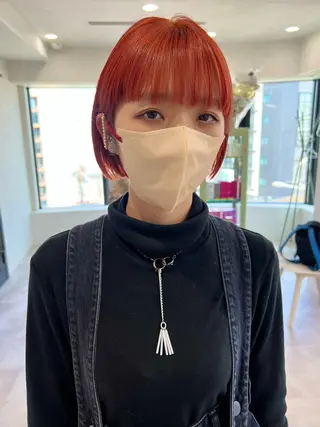 ショート カラー ダブルカラー🩰 CHIHIRO👒のヘアスタイル