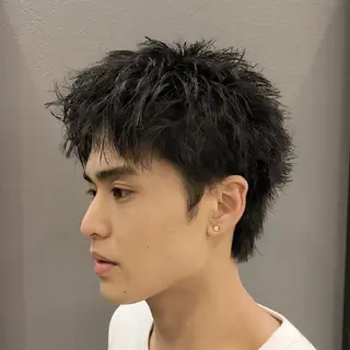 メンズ 廣多 克哉のヘアスタイル