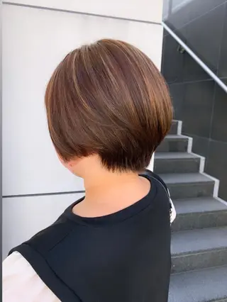 ショート カラー 💘大人可愛く💘 Natsuki❥❥❥のヘアスタイル