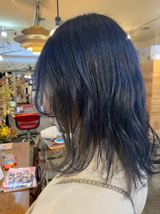 セミロング 完全個室/ケアカラー 🌟misaki🌟のヘアスタイル
