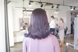 ミディアム カラー ✅ケアブリーチ✅ トヨオカ ノブヒデのヘアスタイル