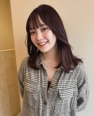ミディアム 💛🤍U too e’s /店長🧸のヘアスタイル