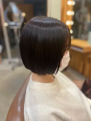 ショート 髙橋紋菜🍏 イオンモール名取2階のヘアスタイル