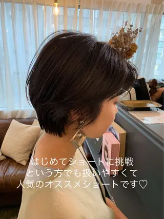 ショート カラー 安村 美奈のヘアスタイル