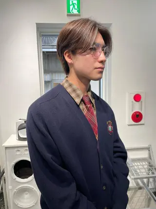 ショート カラー パーマ ヘアアレンジ メンズ キッズ ネイル マツエク・マツパ アイブロウ 艶ハイトーン/ヘア アレンジAYAKAのヘアスタイル