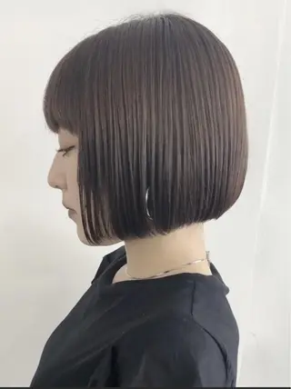 ショート カラー 髙橋碧 透明感カラー / fifthパーマのヘアスタイル