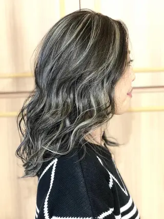 セミロング カラー ヘアアレンジ 🌼圧倒的な口コミ数 BRAVE柏東口のヘアスタイル