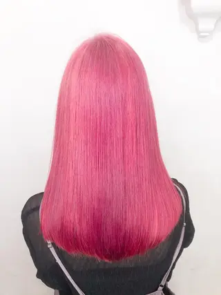 セミロング カラー ✨デザインカラー✨ ハイトーン　森貴章のヘアスタイル