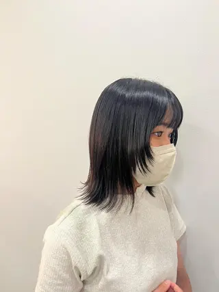 ミディアム 今田 飛奈のヘアスタイル