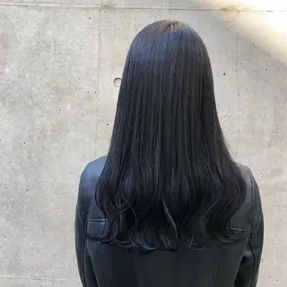 ロング カラー 暗髪とオリーブ🌿 渡辺拓人のヘアスタイル