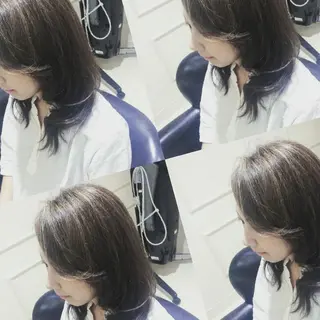 ロング カラー 畠村 美智子のヘアスタイル