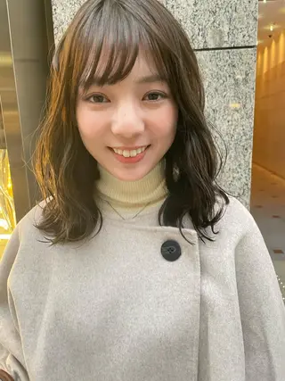 セミロング 【メンズ特化】ニュア ンスパーマ/RIKUのヘアスタイル