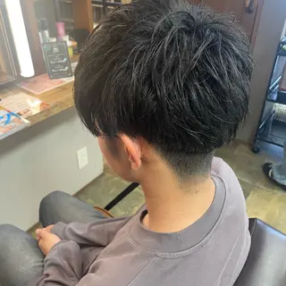 ショート メンズ 三川 啓英 / 縮毛矯正/髪質改善のヘアスタイル