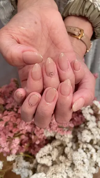 ネイル crystal ⭐︎ colorのネイルデザイン