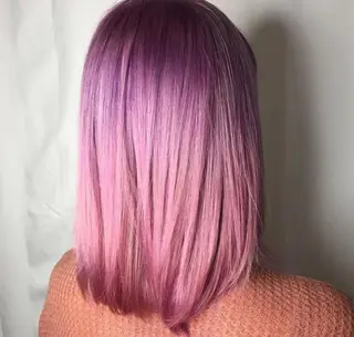 セミロング カラー パーマ ヘアアレンジ R3 Eyelash RSKのマツエク・マツパデザイン