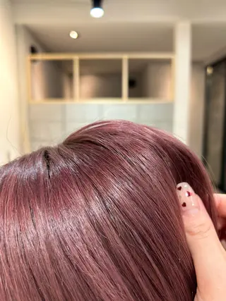 カラー 透明感カラー/ 顔周りcut♡シホのヘアスタイル